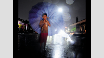 Ahmedabad sky puts on light and sound show