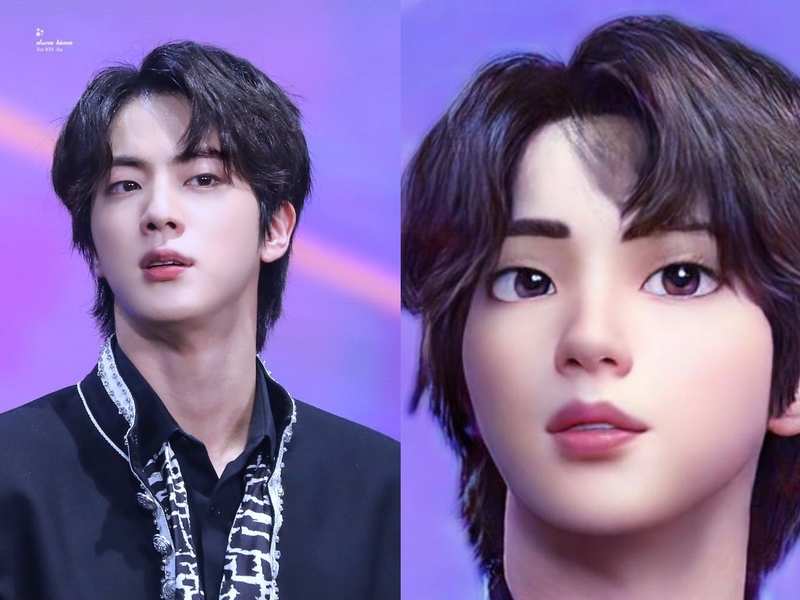 Bts Jin Gets A Disney Version Pictures Go Viral On Internet K Pop