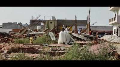 35 Illegal Structures Razed In Manesar 15 Acre Land Freed Gurgaon