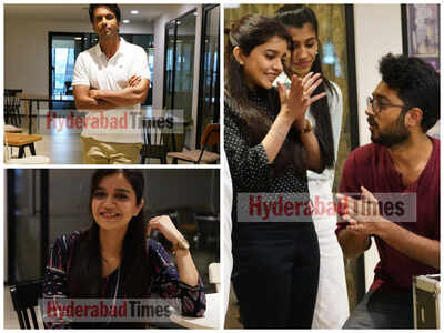 Exclusive pictures of Swathi Reddy and Aadarsh Balakrishna in the sets of Panchatantram