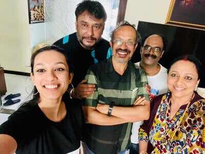 Darshan and V Harikrishna join hands for #D55