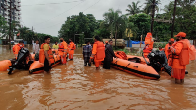 Maharashtra Rains NDRF Deploys Nine Rescue Teams Amid Heavy Rains