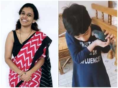Super 4 judge Sithara Krishnakumar gifts a Blue Monk Parakeet to daughter Saiu, pens a note on animal love