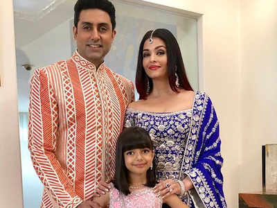 Aaradhya Bachchan stands nearly as tall as Aishwarya and Abhishek in latest pictures