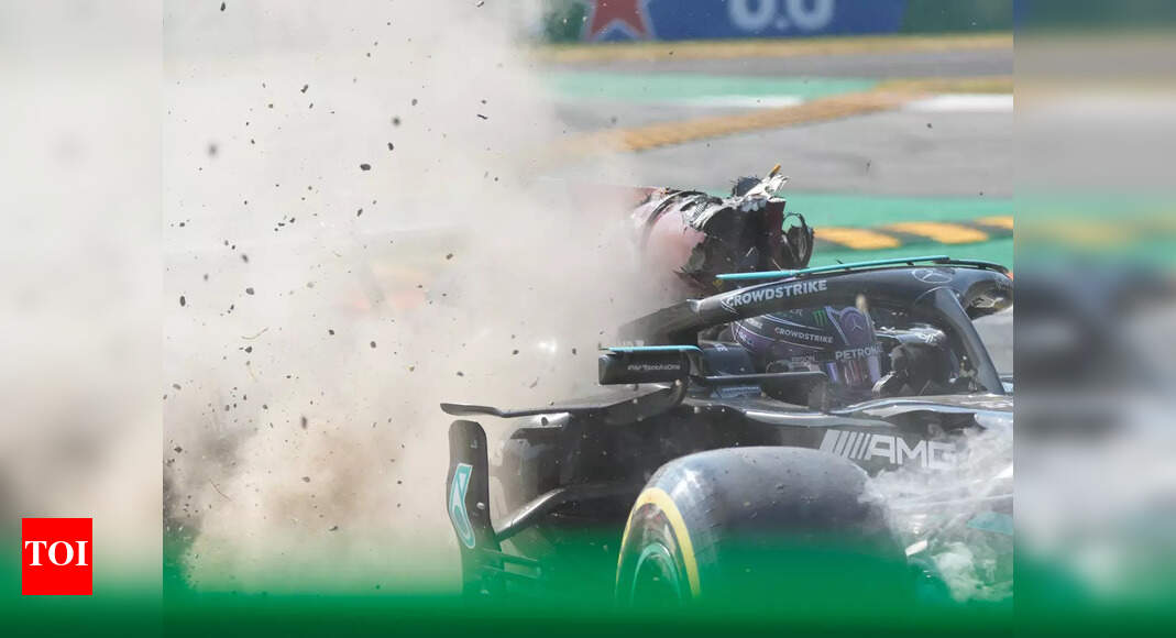 Max Verstappen Penalised For Crash Lewis Hamilton Saved By Halo At