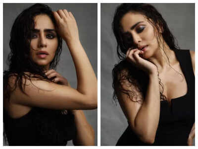 Amruta Khanvilkar raises the temperature with her stunning clicks in THIS black dress; See pics