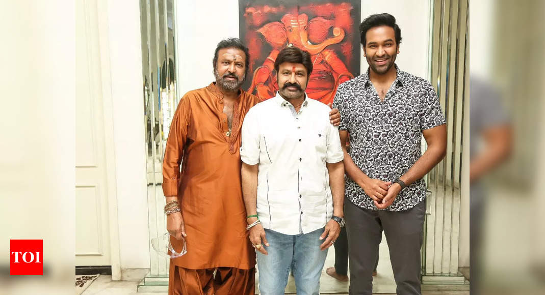 Vishnu Manchu And Mohan Babu Meet Nandamuri Balakrishna After MAA