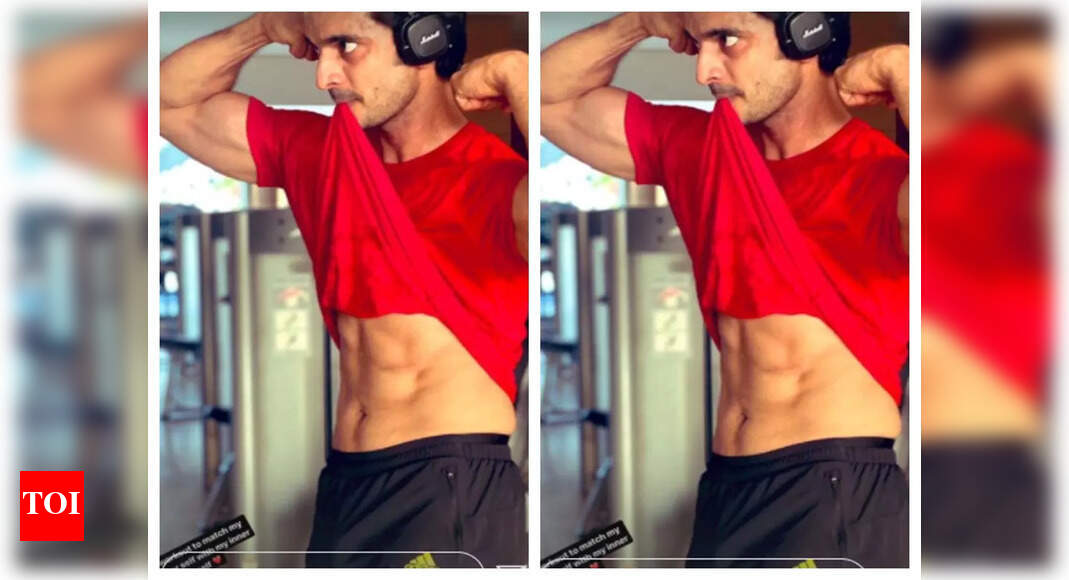 Gashmeer Mahajani Shows Off His Washboard Abs In His Latest Picture