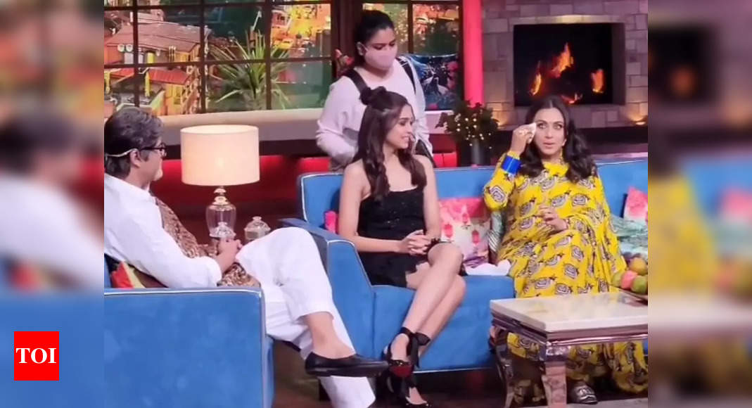 The Kapil Sharma Show Rani Mukerji Tears Up Seeing Krushna Abhishek