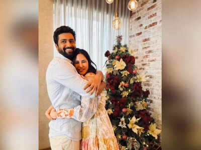 Vicky Kaushal shares a sweet picture as he celebrates his first Christmas with Katrina Kaif post their marriage!