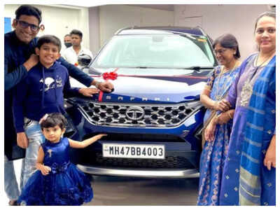 Sandeep Pathak welcomes home a new swanky car; Swwapnil Joshi says ' Kamaaaaal !!!!!!'