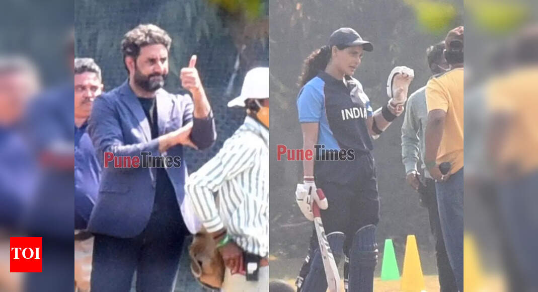 EXCLUSIVE Abhishek Bachchan And Saiyami Kher Shoot For R Balki S Next