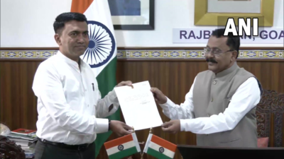 Goa: Pramod Sawant tenders resignation to governor; asked to continue as caretaker CM