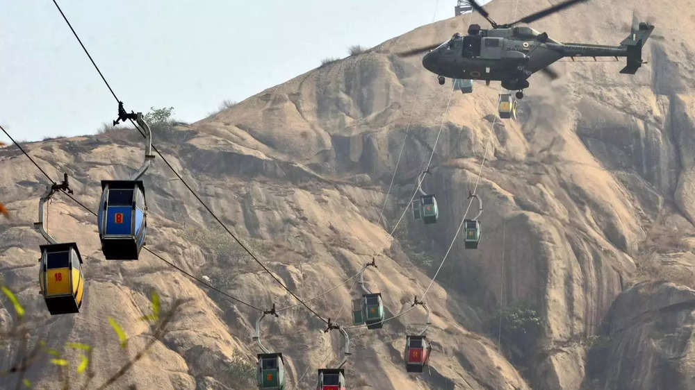 44 Hour Ordeal Photos Of Jharkhand Ropeway Rescue Operation The