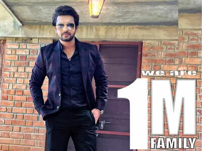 Kiran Raj garners 1 million followers on Instagram; celebrates the milestone