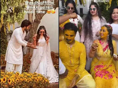 Official! Aadhi Pinisetty and Nikki Galrani are now husband and wife