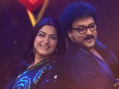 Kusbhoo Sundar joins V Ravichandran's birthday celebrations in 'Drama Juniors'; says, "My mother is alive and with me today is because of you sir"