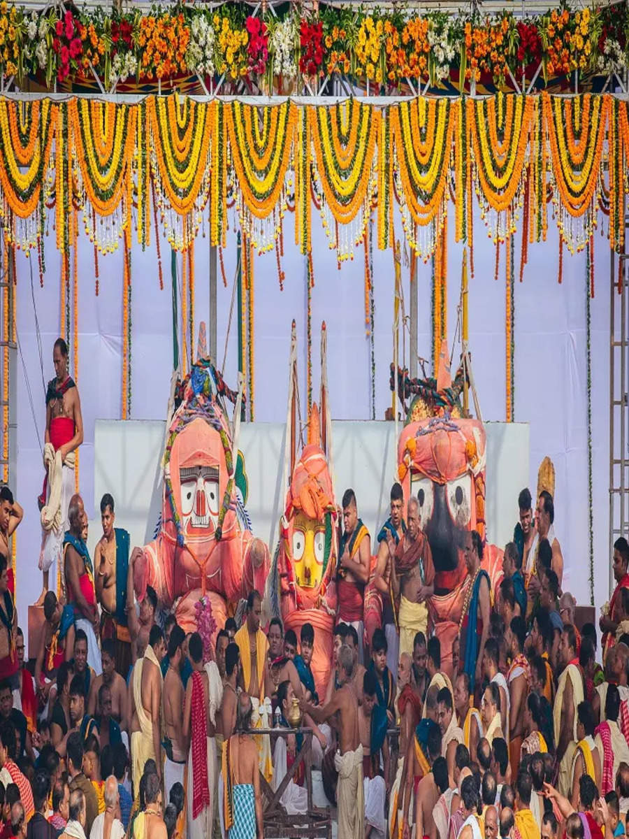 Snana Purnima Lord Jagannath And Siblings Take Divine Bath Times Now