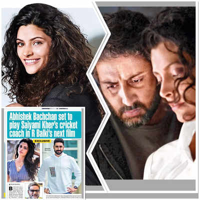 Exclusive Picture Take A Look At Saiyami Kher And Abhishek Bachchan