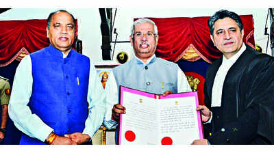 Justice Saeed Sworn In As 27th Chief Justice Of Himachal Hc Shimla