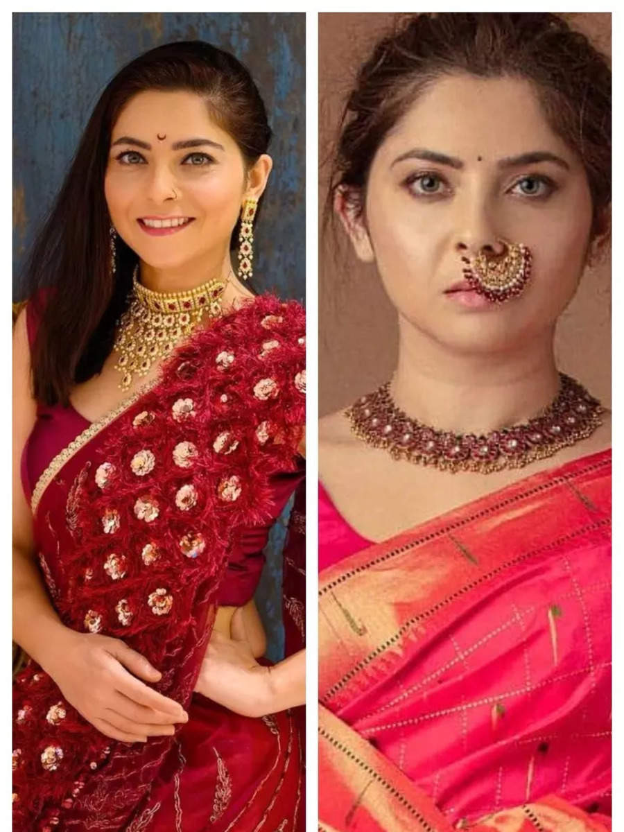 Sonalee Kulkarni S Glamorous Saree Looks Times Of India