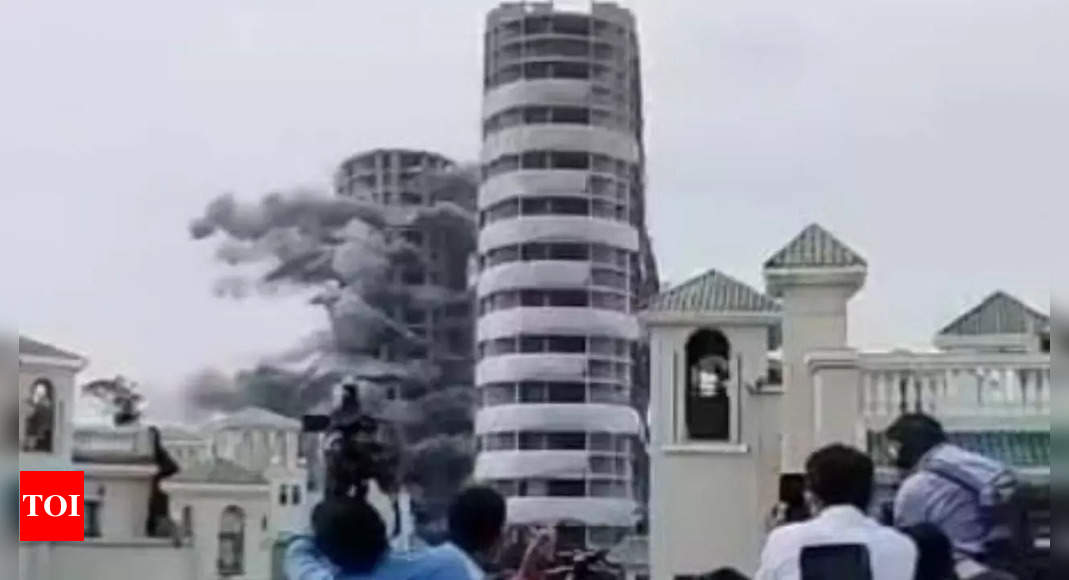 Noida Supertech Twin Towers No Impact Of Demolition Of Twin Towers On