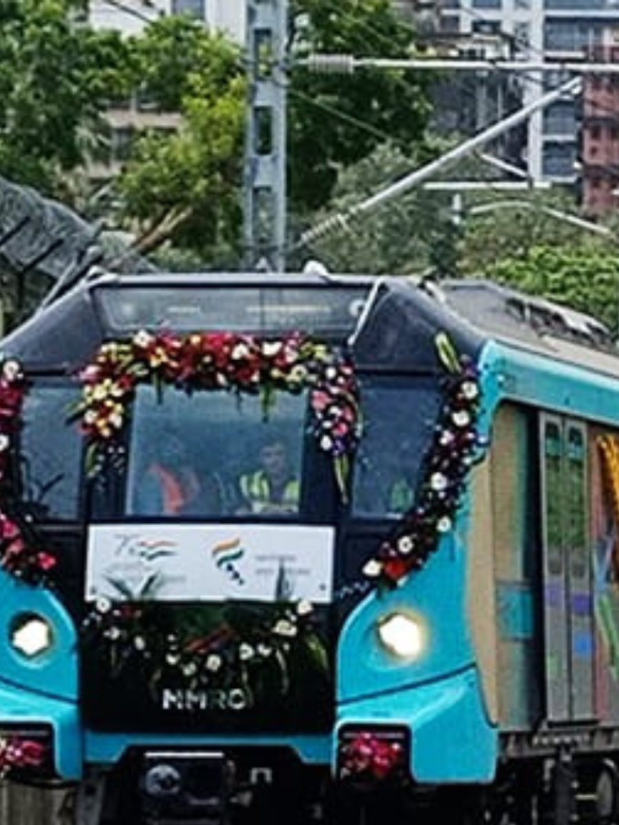 Mumbai Metro Line 3 Trial Run Times Of India