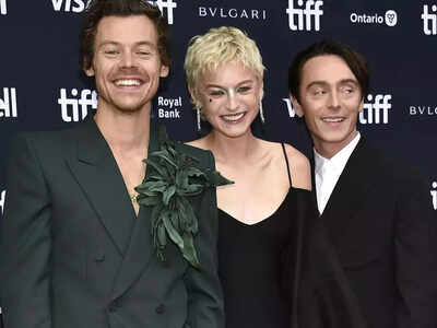Harry Styles, Emma Corrin and David Dawson take over Toronto for 'My Policeman' premiere