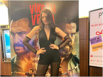 Vikram Vedha: Yogita Bihani pens heartfelt note after special screening of her debut film