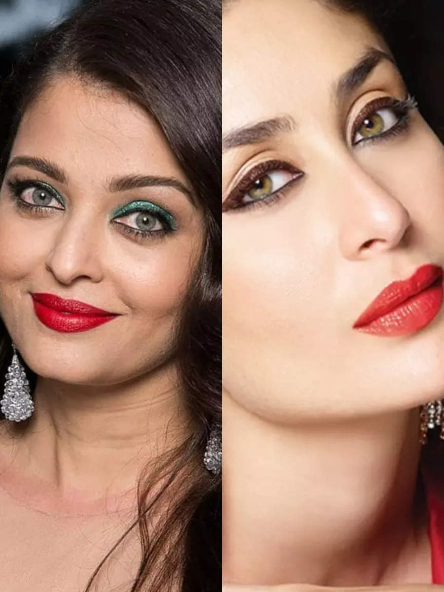 From Aishwarya Rai To Kareena Kapoor Red Lipstick Looks Of Divas Which