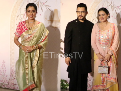 Rupali Ganguly, Aditya Narayan and other TV celebs attend Palak Muchhal and Mithoon's glitzy wedding reception