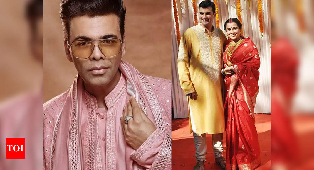 Did You Know Karan Johar Played Cupid For Vidya Balan And Siddharth Roy