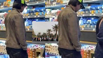 Shah Rukh Khan resumes 'Dunki' shoot in Jeddah, SRK's ecstatic fans spotted him at a supermarket
