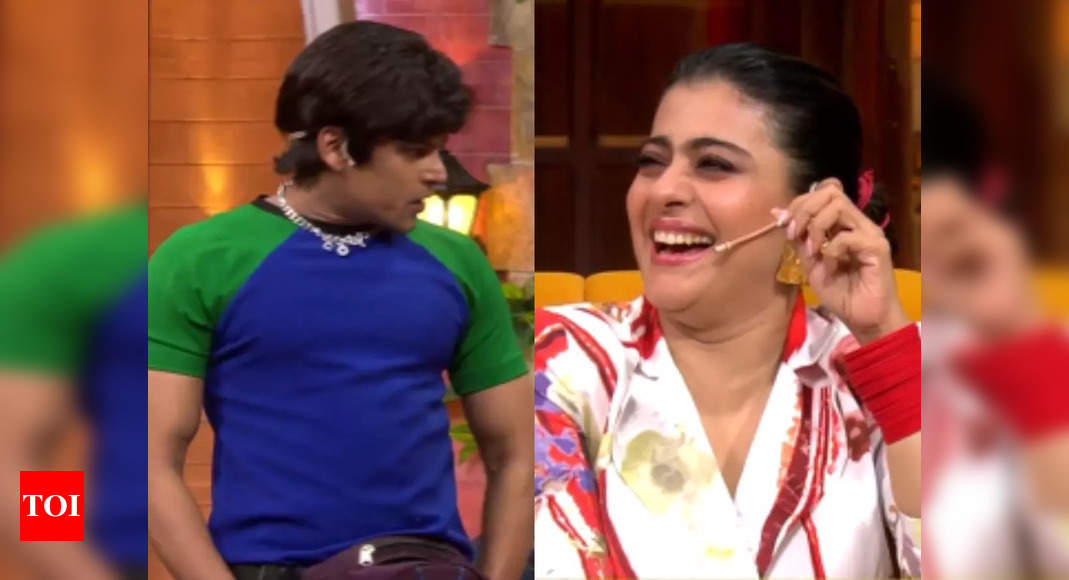 The Kapil Sharma Show Kajol Laughs Uncontrollably At Jayvijay S