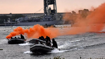 Navy Spectacular Show Of Prowess Marks Navy Day Celebration In Vizag