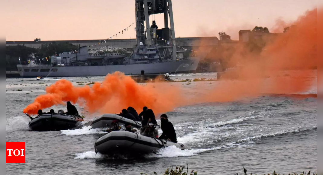 Navy Spectacular Show Of Prowess Marks Navy Day Celebration In Vizag