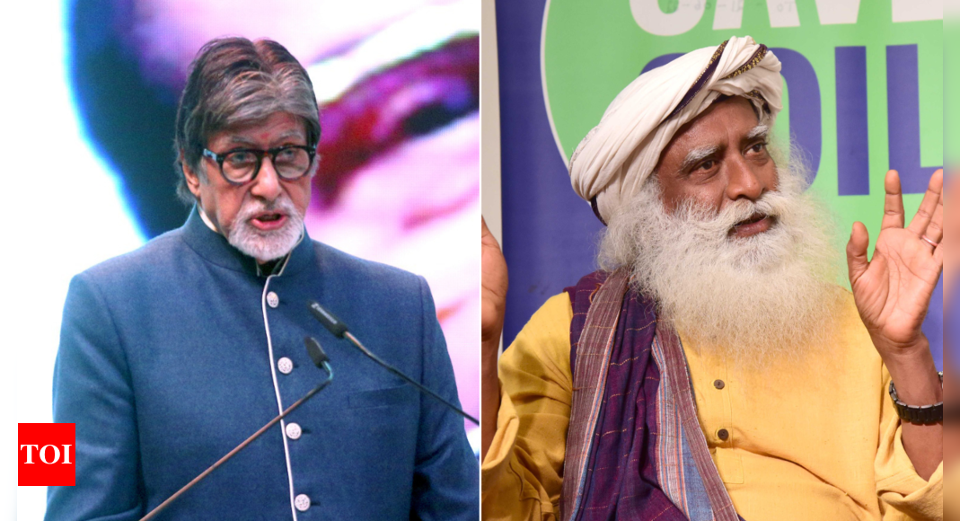 Amitabh Bachan Amitabh Bachchan Sadhguru Join Road Safety Campaign