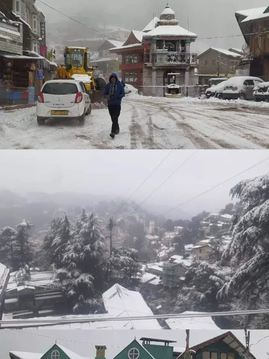 Snow Disrupts Normal Life In Himachal Pradesh Times Of India