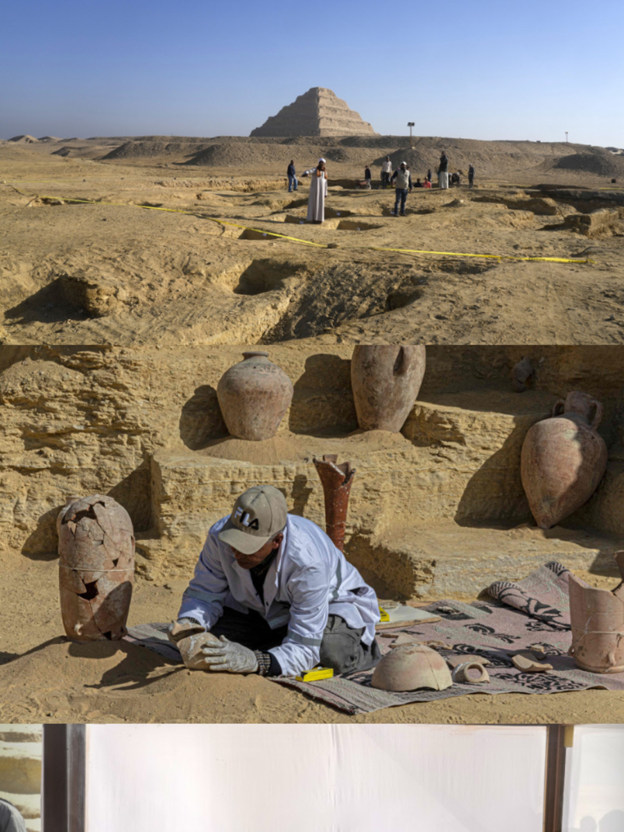 Egypt Unveils 4 300 Year Old Tombs And Sarcophagus Times Of India