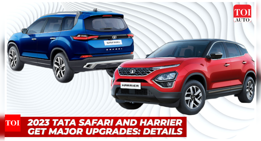 Safari And Harrier Bring Adas To Tata Lineup Updated Cabin With