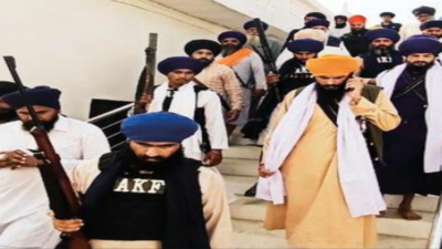 Amritpal warns of 'statewide action', calls sangat at Jallupur Khera in Punjab