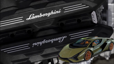 Lamborghini's crazy 1,000 hp V12 Hybrid engine details explained