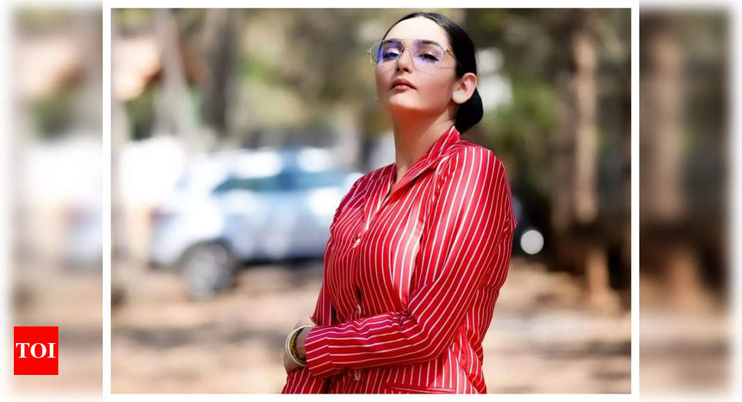 Ragini Dwivedi Stuns In The Latest Photoshoot Wearing A Red And White