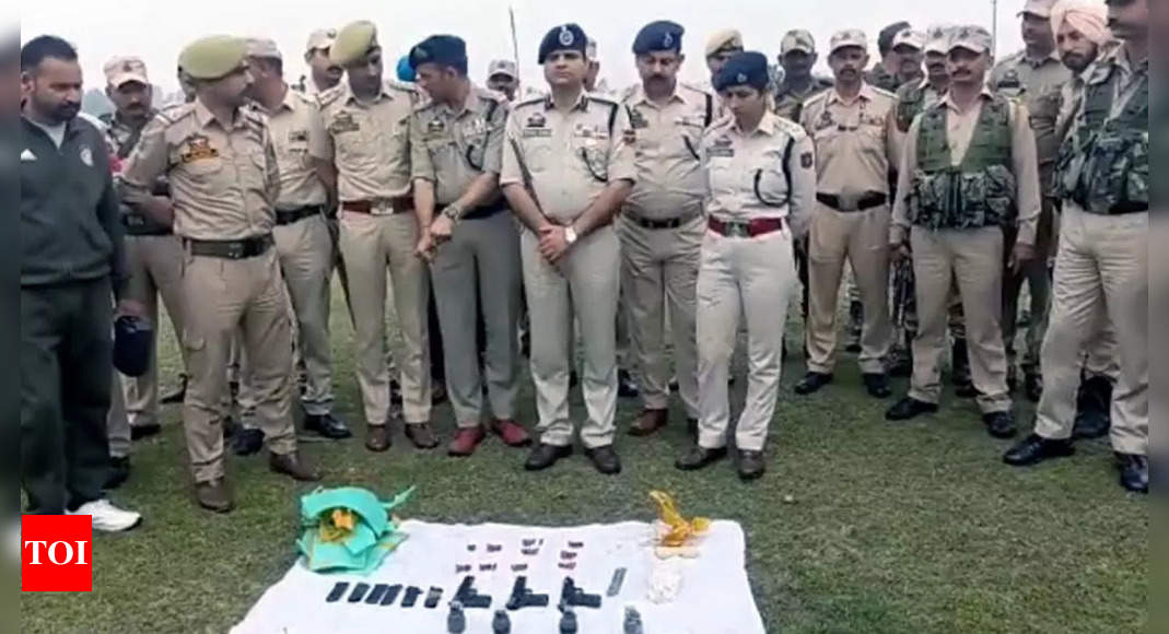 Suspected Drone Dropped Arms Ammunition Recovered In Jammu And Kashmir