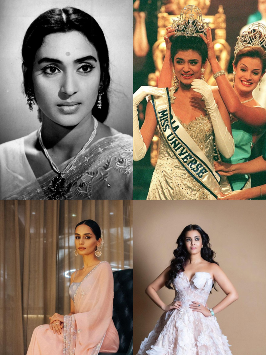 Miss India Nutan Juhi Chawla Aishwarya Rai To Manushi Chhillar