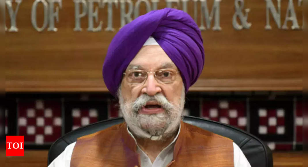 Hardeep Puri Inaugurates Two Central Govt Residential Colonies In Delhi