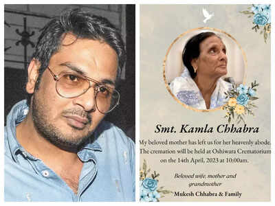 Casting director-filmmaker Mukesh Chhabra's mother passes away