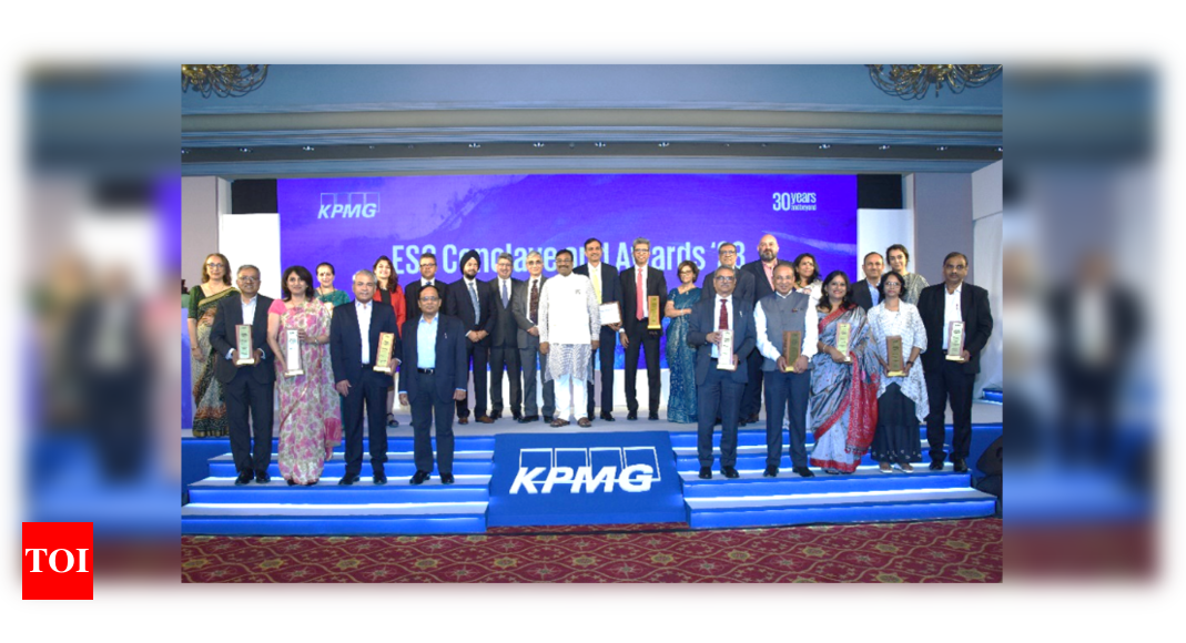 Indias Changemakers KPMG ESG Conclave And Awards 2023 Times Of India