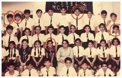 Divya Bharti, Farhan Akhtar and Sharman Joshi look unrecognisable in THIS school picture from 1984