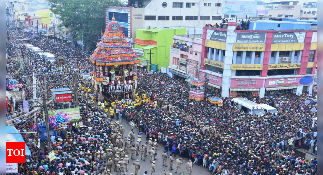 Chithirai Festival Meenakshi Temple Thousands Witness Madurai